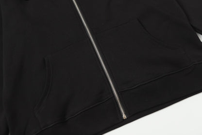 Chrome Hearts Rhinestone Horseshoe Hoodie - Black Gothic Streetwear Sweatshirt 2601