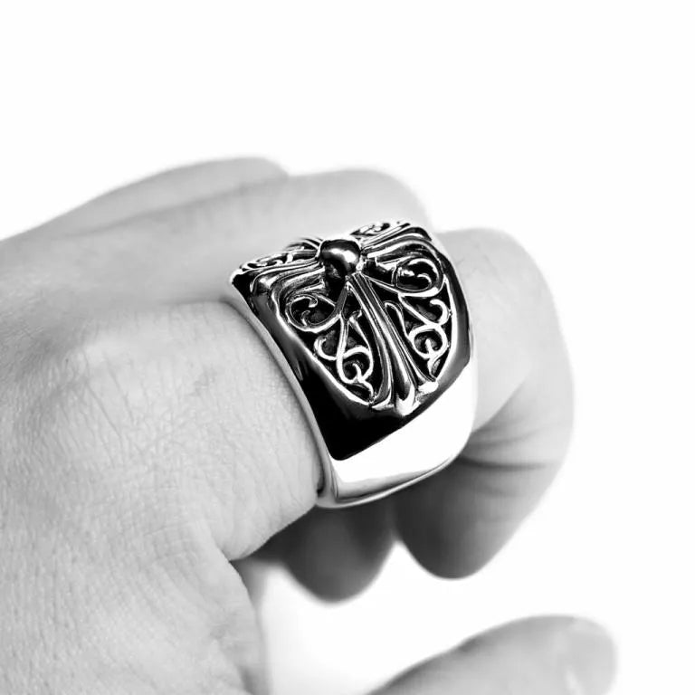 Chrome Hearts CLASSIC OVAL RING -5