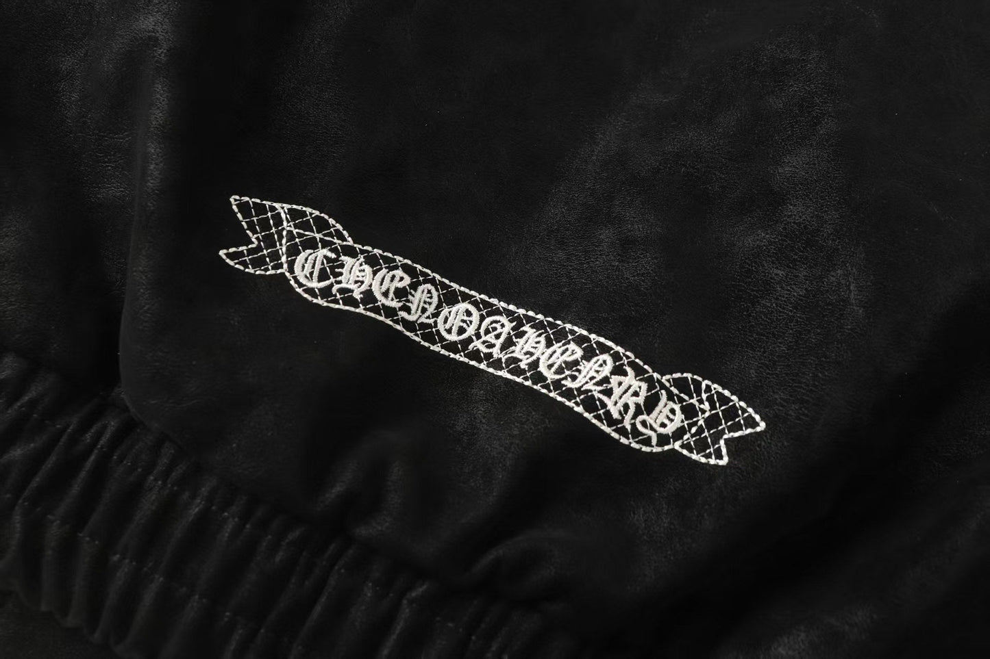 Chrome Hearts Horseshoe Cross Jacket - Black Street Embroidered Coat 8800